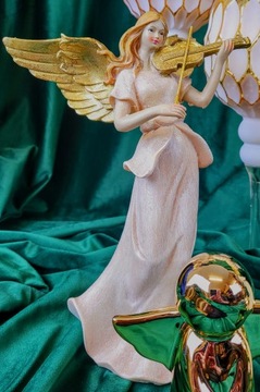 ФИГУРКА АНГЕЛА СО СКРИПКОЙ, ДВЕ УЗОРЫ