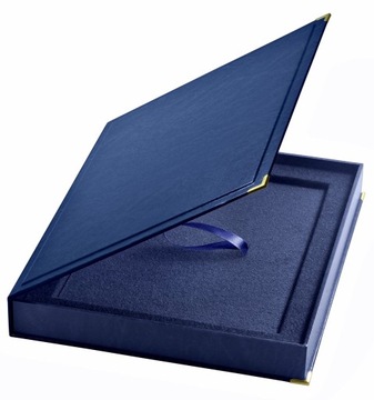 BTX 6x8-BLUE - Синий футляр для диплома/доски WPX152 - УРОВЕНЬ (ins