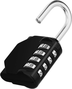 Combination Lock 4Digit Outdoor Waterproof Padlock silvery