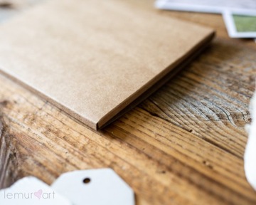 Футляр для фотографий, фотопечати, 13х18 KRAFT коричневый эко-папка Packaging Box