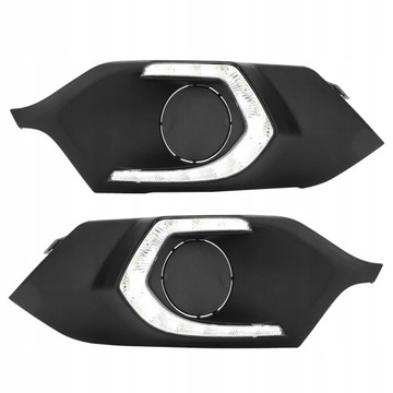 2 szt. Lampa LED do jazdy dziennej 2-kolorowa