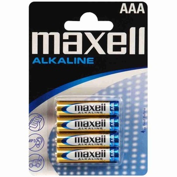 Bateria alkaliczna Maxell LR03 AAA 4 sztuki