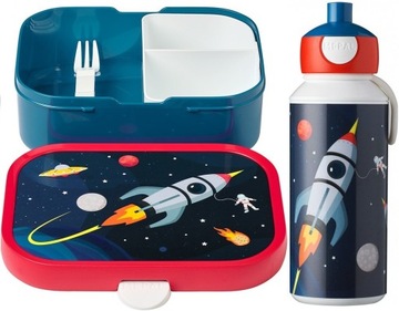 MEPAL LUNCHBOX ŚNIADANIÓWKA BIDON SPACE KOSMOS RAKIETA CHŁOPCA SZKOŁY
