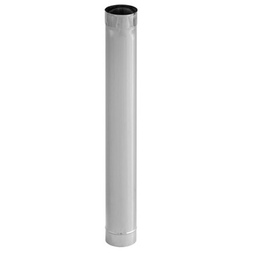 Spiroflex rura prosta fi 130 1000mm nierdzewna