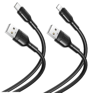 Bluetooth-передатчик MP3 Baseus FM, 2 кабеля USB, 2 кабеля