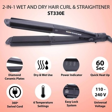 ST330E Выпрямитель для сухой и влажной уборки Babyliss