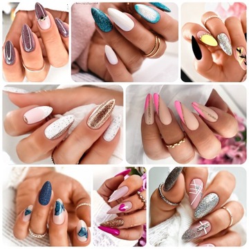 БЛЕСКОВЫЙ УКРАШЕНИЕ ДЛЯ НОГТЕЙ ЦВЕТА С ЭФФЕКТОМ ПЫЛИ