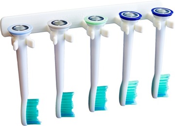 Wieszak uchwyt na 5 końcówek szczoteczki Sonicare