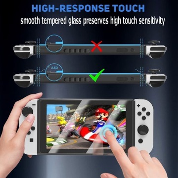 Закаленное стекло Nintendo Switch OLED модель 7 2 шт.