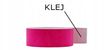 TYVEK БАСЛЕТЫ 25мм 1000 шт. ЦВЕТНОЙ ПРИНТ.