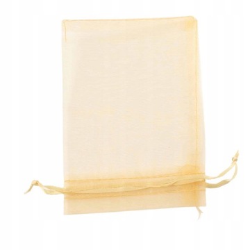 100 szt. Woreczki z organzy 10x15cm przezroczyste