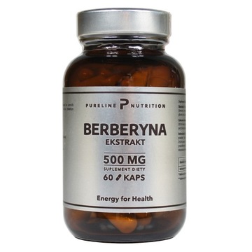 BERBERYNA HCL berberis ekstrakt 500 mg ZDROWE ODCHUDZANIE
