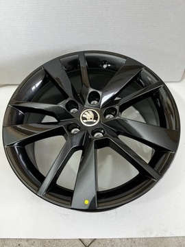 Felga aluminiowa Skoda OE 5E0601025CC FL8 BLACK 7J 17