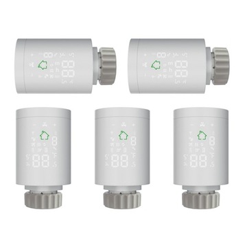 ZESTAW 5 GŁOWICA TERMOSTATYCZNA GTZ04 TERMOSTAT GRZEJNIKOWY ZIGBEE TUYA