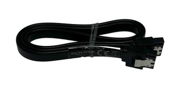 Kabel Sata Delock 50 cm czarny