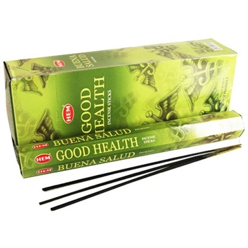 Indyjskie Kadzidełka Aromat Dobre Zdrowie Good Health Aroma 20 Sztuk HEM