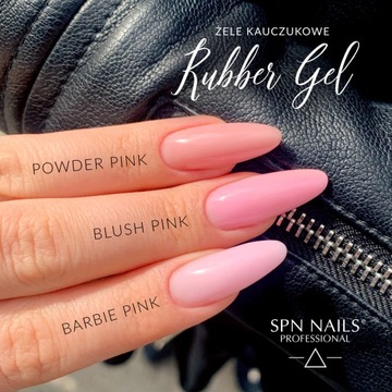 Żel kauczukowy Powder Pink Rubber Gel 50g SPN
