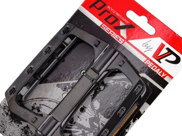 ВЕЛОСИПЕДНЫЕ ПЕДАЛИ PROX VPE-527 ЧЕРНЫЕ АЛЮМИНИЕВЫЕ ПЛАТФОРМЫ СО СВЕТООТРАЖАТЕЛЯМИ