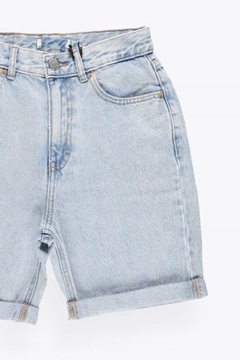 Pull & Bear ugn MOM JEANS krótkie SPODNIE spodenki szorty XS NG3