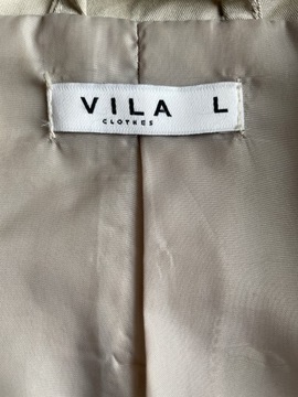 Płaszcz prochowiec trencz VILA L haft jakość