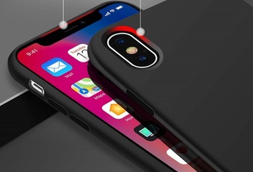 ETUI MATOWE SLIM do IPHONE X / XS CASE + SZKŁO