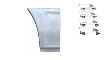 PRÓG REPERATURKA BŁOTNIKA TYŁ FORD TRANSIT 00- P