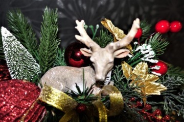 Рождественская улица для могилы CEMETERY RENEWAL безделушки