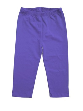 Legginsy getry leginsy 3/4 rybaczki 116 fioletowe
