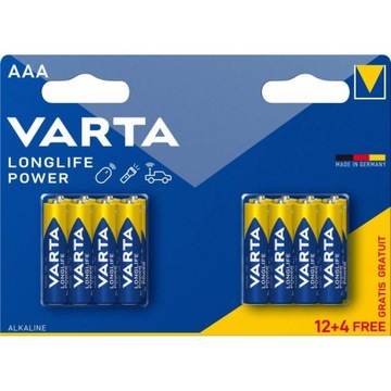 Bateria VARTA LONGLIFE POWER AAA (R3) 16 szt.