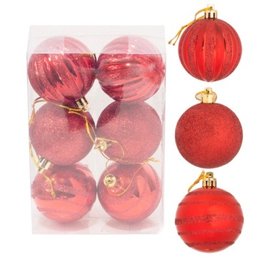 BOMBKI MIX MODEL 5CM ZAWIESZKI KULE OZDOBY ŚWIĘTA