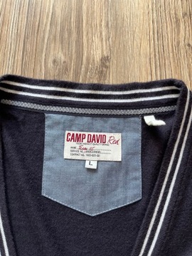 Sweter męski kardigan CAMP DAVID, rozm. L