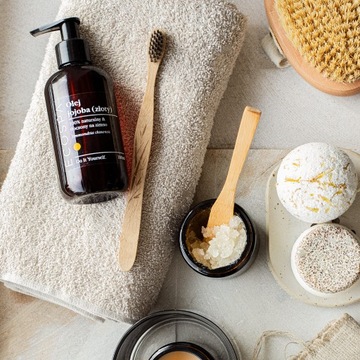 NATURALNY OLEJ JOJOBA ZIMNOTŁOCZONY DO MASAŻU CIAŁA REGENERACJ 200ML ECOSPA