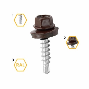 ФЕРМЕРСКИЕ САМОБУРЫ SW8 4.8X25 RAL 8017