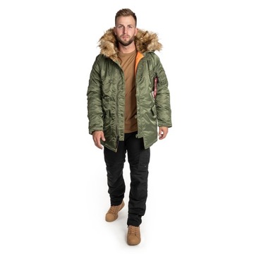 Kurtka Alpha Industries N3B VF 59 Fitted Green S