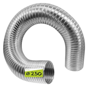 RURA SPIRO ALUFLEX 250 mm / 3 metry aluminiowa
