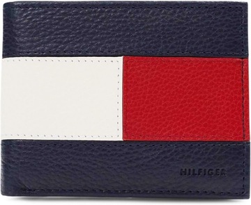 PORTFEL MĘSKI SKÓRZANY TOMMY HILFIGER ELEGANCKI Z ETUI