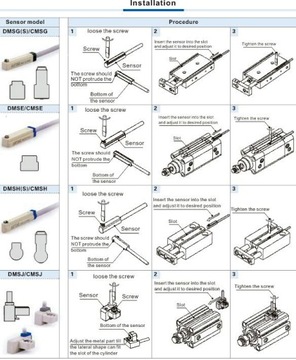 AIRTAC DMSE-P030 Датчик положения поршня 24В 3м