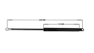 SIŁOWNIK GAZOWY JOHN DEERE SZYBERDACH 225MM/150N