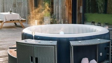BASEN Z HYDROMASAŻEM 6-OSOBOWY SPA JACUZZI 204 CM MSPA MUSE JET INDIGO 930L