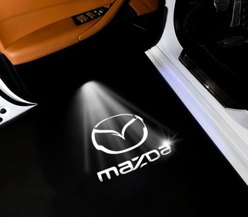 2 светодиодных проектора логотипа MAZDA CX-30 CX-5 CX-60 CX-8 CX-80 MX-5 MAZDA2 MAZDA3