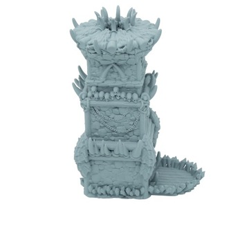 Башня для игры в кости в крепости орков — Башня для игры в кости Светло-серая