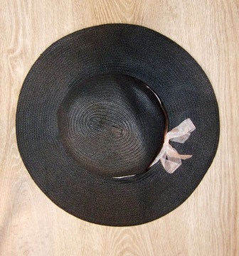 H&M słomkowy kapelusz plażowy z dużym rondem