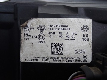 KOMPLETNÍ PŘEDNÍ KAPOTA SVĚTLA NÁRAZNÍK EVROPA VW VOLKSWAGEN UP 1.0I 17R
