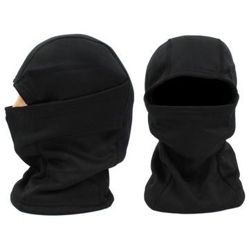 Kominiarka Balaclava Ciepła Czapka Balaklawa czarn