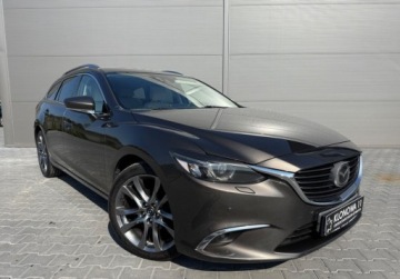 Mazda 6 III Kombi Facelifting 2.2 SKYACTIV-D I-ELOOP 175KM 2016 Mazda 6 bezwypadekserwis1wlascicieljak noweNAKAMA 2.2 Diesel 175KM, zdjęcie 2