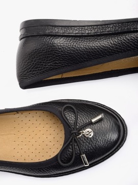 Балетки Ryłko 1MLS2-UW9F Черный Натуральная Кожа