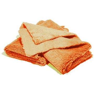 Gruby ręcznik bezszwowy z Mikrofibry 40×40 orange