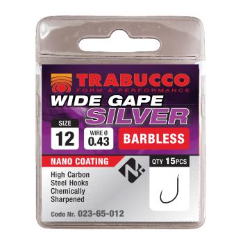 HACZYKI TRABUCCO WIDE GAPE SILVER nr.16 BARBLESS