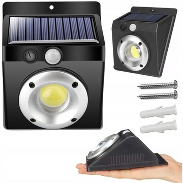 LAMPA SOLARNA KINKIET LED CZUJNIK RUCHU ZMIERZCHU