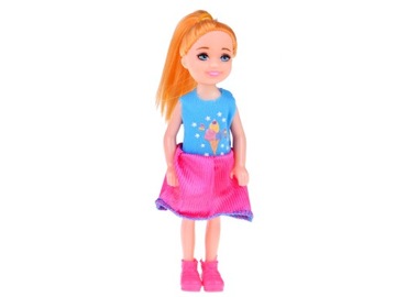 LALA urocza LALECZKA mini 13cm LALKA w sukience